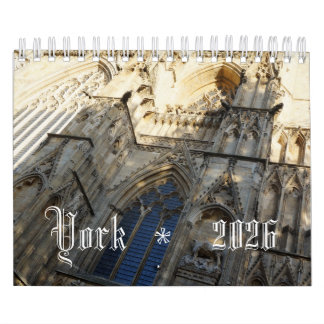 Historic York 2026 calendar カレンダー