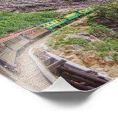 Historic Yukon Train，カナダポスター フォトプリント (角)