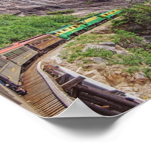 Historic Yukon Train（カナダ） ポスター (角)