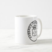 Historical antique Italian arsenal Terni logo コーヒーマグカップ (正面右)