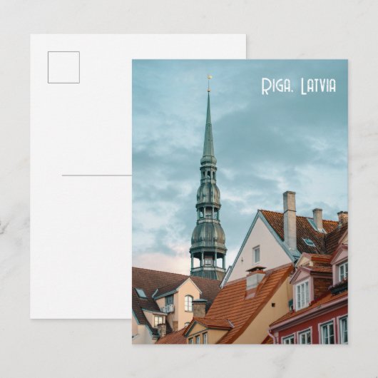 Historical buildings in Old Riga, Latvia ポストカード (正面/裏面)