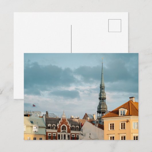 Historical buildings in Old Riga, Latvia ポストカード (正面/裏面)