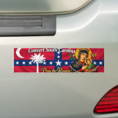 Historical Convert South Carolina Bumper Sticker バンパーステッカー (車上)