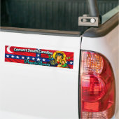 Historical Convert South Carolina Bumper Sticker バンパーステッカー (トラック上)