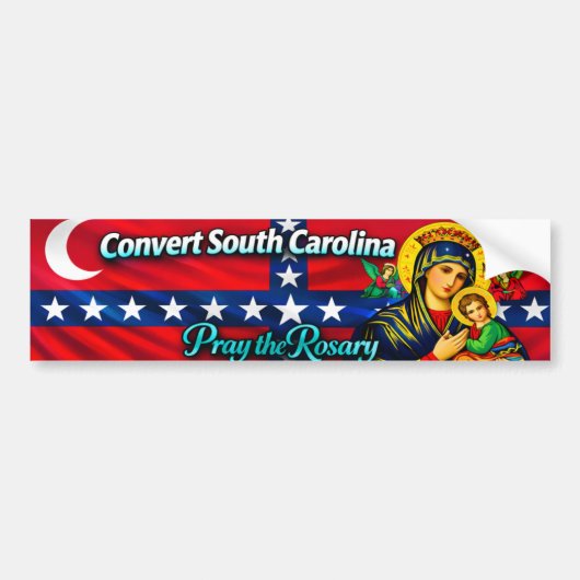 Historical Convert South Carolina Bumper Sticker バンパーステッカー (正面)