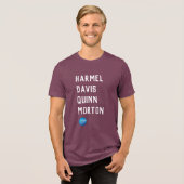 Historical Fiction作家Tシャツ トライブレンドＴシャツ (正面全面)