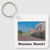 Historical Hawaii Plantation Town Honomu Nostalgic キーホルダー (正面)