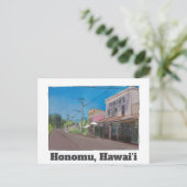 Historical Hawaii Plantation Town Honomu Nostalgic ポストカード (スタンド正面)