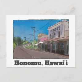 Historical Hawaii Plantation Town Honomu Nostalgic ポストカード