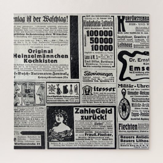 Historical Kiev: 1917年新聞イラストレーション ジグソーパズル (縦)