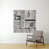 Historical Kiev: 1917年新聞イラストレーション タペストリー (インサイチュ(横))