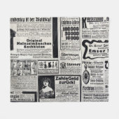 Historical Kiev: 1917年新聞イラストレーション フリースブランケット (正面(横))