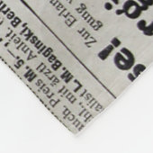 Historical Kiev: 1917年新聞イラストレーション フリースブランケット (角)