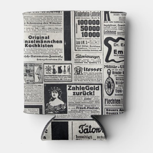 Historical Kiev: 1917年新聞イラストレーション 缶クーラー (正面)