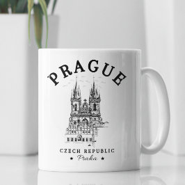 Historical Landscape of Prague, Czech Republic コーヒーマグカップ
