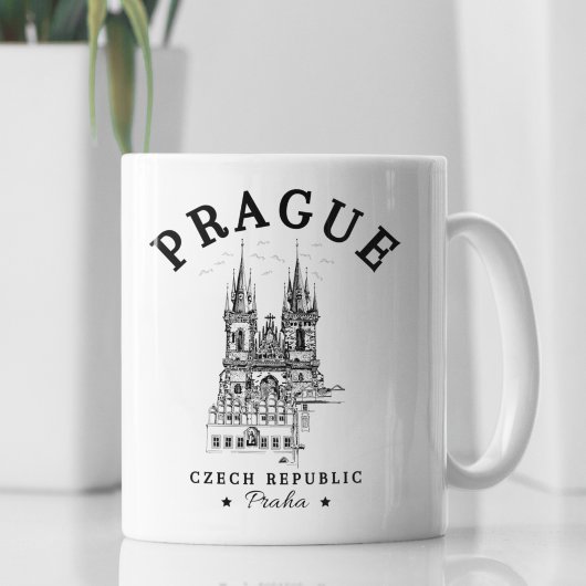 Historical Landscape of Prague, Czech Republic コーヒーマグカップ