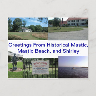 Historical Mastic、Masticビーチ、Shirley ポストカード