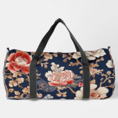 Historisches chinesisches Stoffmuster ダッフルバッグ (裏面)