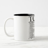 History_01の上位33名のグラフィックデザイナー ツートーンマグカップ (左)