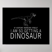 History and Dinosaurs ポスター (正面)