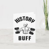 History Buff Funny George Washington Workout , Sma カード (正面)