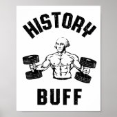 History Buff Funny George Washington Workout , Sma ポスター (正面)