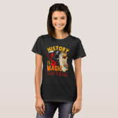 History Is Magic That's Real The Death Skeleton Te Tシャツ (正面フル)