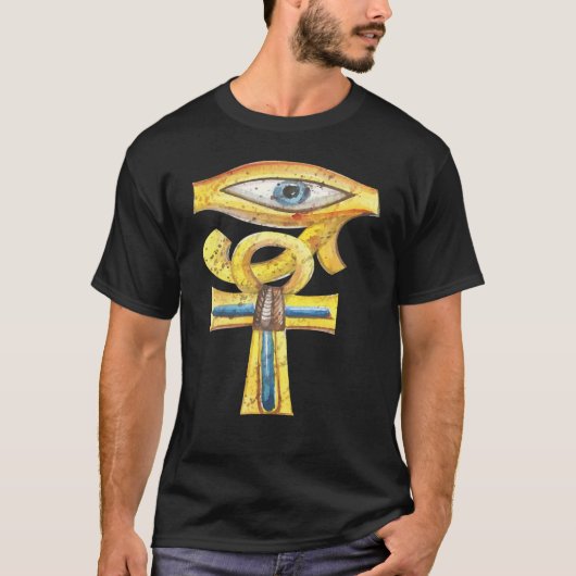 History of Ancient Egypt  Egyptology Eye Tシャツ (正面)
