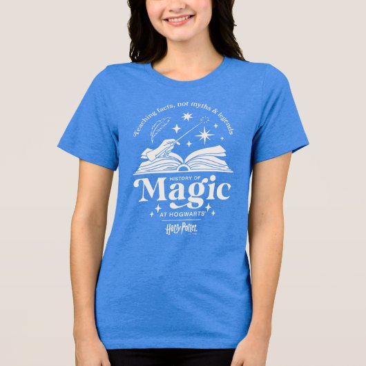 History of Magic at HOGWARTS™ トライブレンドTシャツ (正面)