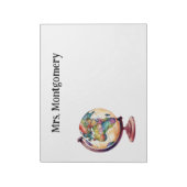 History or Geography Teacher Appreciation Gift ノートパッド (回転)