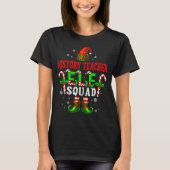 History Teacher Elf Squad Xmas Elf Hat Scute Ss Cu Tシャツ (正面)