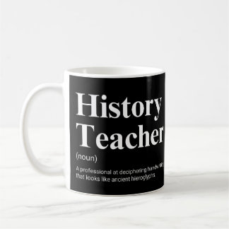 History Teacher Funny Definition コーヒーマグカップ