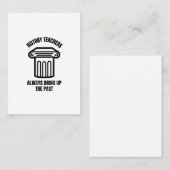 History teachers always bring up the past 名刺 (正面/裏面)