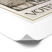 History US feminism 1915女性のための投票 ポスター (角)