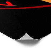 Hit Hard Run Fast Baseball Player Sports Lover Coa ポスター (角)