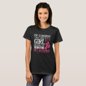 Hit Like A Girl Fun Kickboxing Boxing Kickboxer Gy Tシャツ (正面フル)