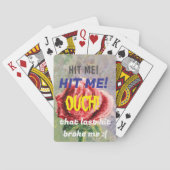 "HIT ME" Black Jack Playing Card トランプ (裏面)