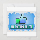 Hit That Like Button 招待状 (正面)