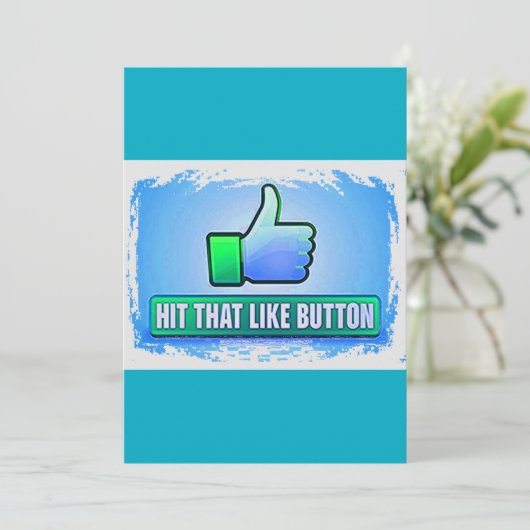 Hit That Like Button Invitations & Announcements 招待状 (スタンド正面)