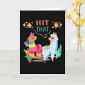 Hit That Pinata Birthday カード (黄色い花)