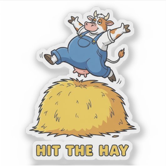 Hit the Hay シール (正面)