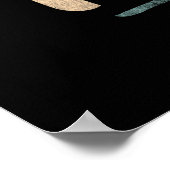 Hit the Trail Runner -レトロスタイルランニングヴィンテージ ポスター (角)