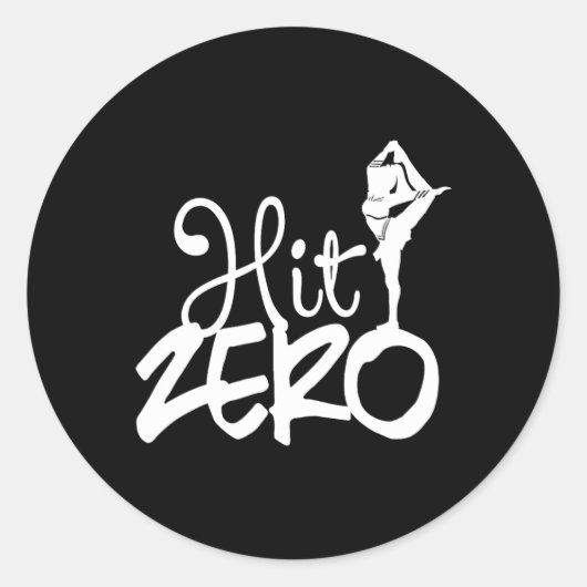 Hit Zero コンペチア チーム スコーピオン スタント 任意 ラウンドシール (正面)