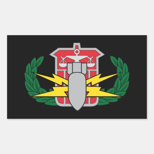 HITACHIバッジ 長方形シール (正面)