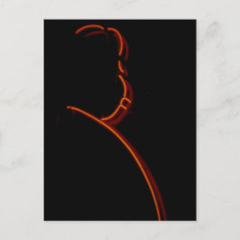 Hitchcock In Neon, Chicago Neon Sign Post Card ポストカード