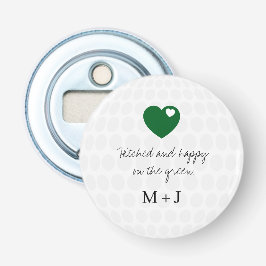 'Hitched and Happy on the Green' Golf Wedding  栓抜き