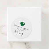 'Hitched and Happy on the Green' Wedding Favor  フェイバータグ (インサイチュ)
