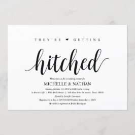 Hitched Bridal Shawer Invitationカードの入手 招待状