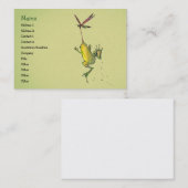 Hitchin乗車のプロフィールカードテンプレート 名刺 (正面/裏面)