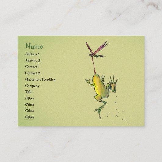 Hitchin乗車のプロフィールカードテンプレート 名刺 (正面)